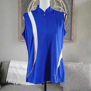 E‎ P Pro Tour Tech 1/4 Quarter Zip Pull Over Womens Large Golf Top ⛳️